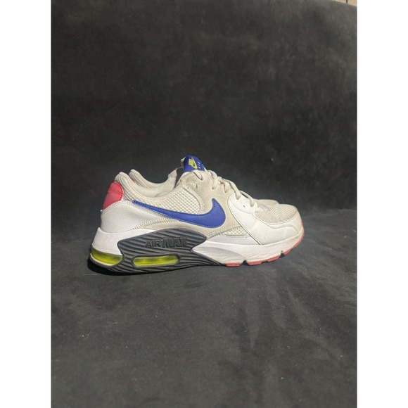 Nike Air Max Excee Running Shoes Mens 10 White Blue Sneakers Trainers CD4165-101 - Picture 1 of 7